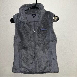 Patagonia Grey Los Gatos Fluffy Vest Size Small